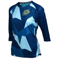 Troy Lee Ruckus Womens 3/4 Jersey Chaop Navy