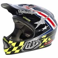 troy lee designs d2 visor blacksilver