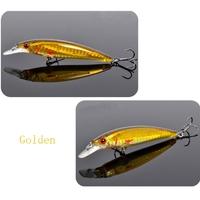 Trulinoya DW11 95mm 9g 1m Mini Crank Fishing Lure Hard Bait with BKK Hooks Golden