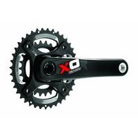 truvativ sram x0 chainset gxp 2 x 10 speed all mountain guard 36 22t e ...