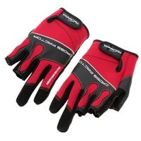 Trulinoya Outdoor Sports Breathable Anti-slip 3 Low-Cut Fingers Fishing Gloves