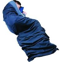 Trekmates Polyester/Cotton Sleeping Bag Liner Mummy - Polyester/cotton inlet for mummy sleeping bag blue 170g