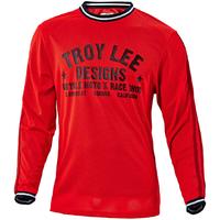 troy lee super retro ls jersey red