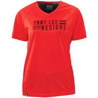 Troy Lee Womens Skyline SS Jersey Red