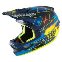 Troy Lee D3 Full Face Carbon MIPS Helmet Render Blue