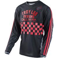 Troy Lee Super Retro LS Jersey Black/Red