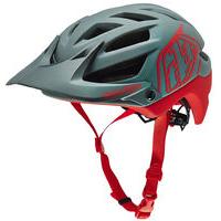 Troy Lee A1 Helmet Drone Grey/Red