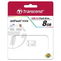 transcend ts8gjf510s jetflash 510 8gb usb flash drive silver