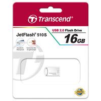 Transcend TS16GJF510S Jetflash 510 16GB USB Flash Drive - Silver