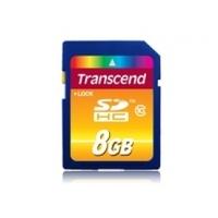 Transcend 8GB Secure Digital High-Capacity Class 10 Flash Card TS8GSDHC10