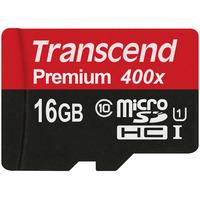 transcend ts16gusdcu1 microsdxcsdhc class 10 uhs i 400x premium