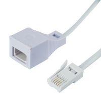 Tristar White Telephone Extension Lead 3m
