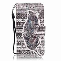 Tribal Feathers Painting PU Phone Case for apple iTouch 5 6