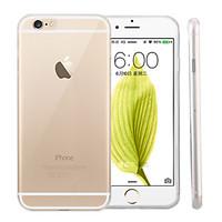 transparent silicone back cover case for iphone 66s