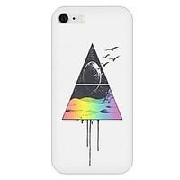 triangle moon pattern back case for iphone 6