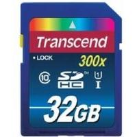 Transcend UHS-I 300x Premium (32GB) Secure Digital High-Capacity Flash Card (Class 10)