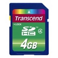 Transcend Secure Digital Card SDHC Class 4 4GB