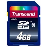 Transcend Secure Digital Card SDHC Class 10 4GB