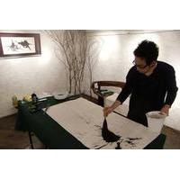 Traditional Japanese Calligraphy Experience with a Calligraphy Master