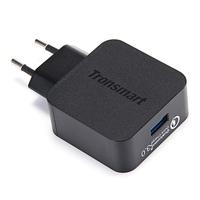 Tronsmart WC1T USB 2.0 Intelligent Wall Charger Adapter 1 Qualcomm Certified Quick Charge 3.0 Port + Micro USB Cable Power Supply for Samsung Smartp
