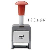 Trodat 5756/p Numberer Stamp Plastic Sequential Self-inking 8 Adjustments 5.5mm Digits Ref 86621