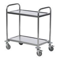 trolley 2 shelf 600x400 silver 375608