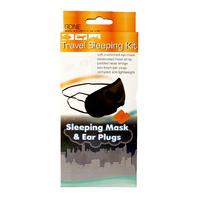 Travel Sleeping Kit With Mask & Ear Plugs