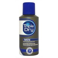 Triple Dry Anti Perspirant Spray Men 150ml Aerosol