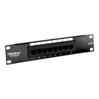 trendnet 8 port cat 6 unshielded patch panel 10 wide