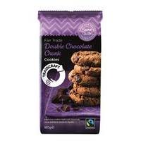 Traidcraft Double Chocolate Cookies 180g