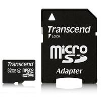 Transcend 32GB Class 4 MicroSDHC Card - With Adapter
