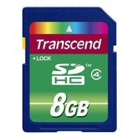 transcend 8gb class 4 secure digital high capacity card