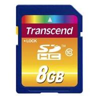 Transcend 8GB Class 10 Secure Digital High Capacity Card