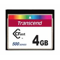 transcent cfx500 cfast 4gb compact flash card