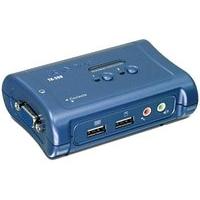 Trendnet Tk-209k 2-port Usb Kvm Switch Kit With Audio (blue)