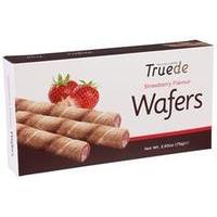 Truede Strawberry Flavour Wafers 75g