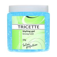 tricette strong hold blue hair gel 1kg