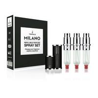 Travalo Milano HD Elegance Xmas Set 2016 Black Refill Perfume Spray x 3 5ml