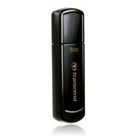 Transcend Jetflash 350 (8GB) USB 2.0 Flash Drive (black)