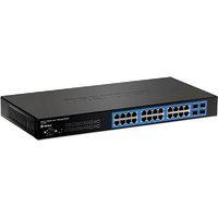 Trendnet TL2-G244 - 24-Port Gigabit Layer 2 Switch w/ 4 Shared Mini-GBIC Slots