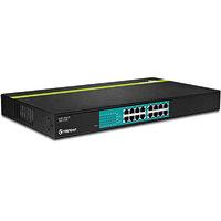 trendnet tpe t160 16 port 30 watt 10100mbps poe switch