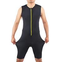 Tri Suit Men\'s Sleeveless Bike Triathlon/Tri Suit Breathable Comfortable Full Body Spandex Chinlon PatchworkSpring Summer Fall/Autumn