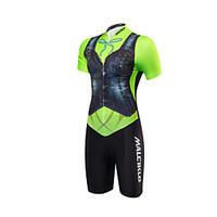 Tri Suit Women\'s Short Sleeve Bike Triathlon/Tri SuitAnatomic Design Moisture Permeability Front Zipper High Breathability (>15, 001g)