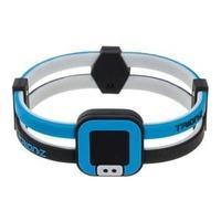 trionz duoloop magnetic therapy bracelet black azure small