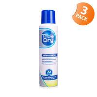 Triple Dry Advanced Protection Anti-Perspirant Spray - Triple Pack