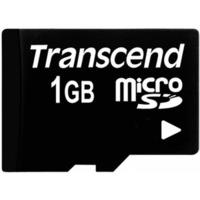 Transcend microSD Card 1 GB + SD Card Adapter (TS1GUSD)