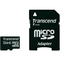 transcend microsdhc 32gb class 10 with sd adapter ts32gusdhc10