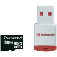 transcend microsdhc 8gb class 10 with card reader ts8gusdhc10 p3