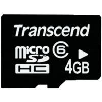 transcend microsdhc 4gb class 6 ts4gusdc6