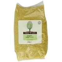 tree of life organic millet grain 500g x 6